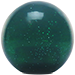 Custom Green Old Skool Series Custom Shift Knob Translucent with Metal Flake